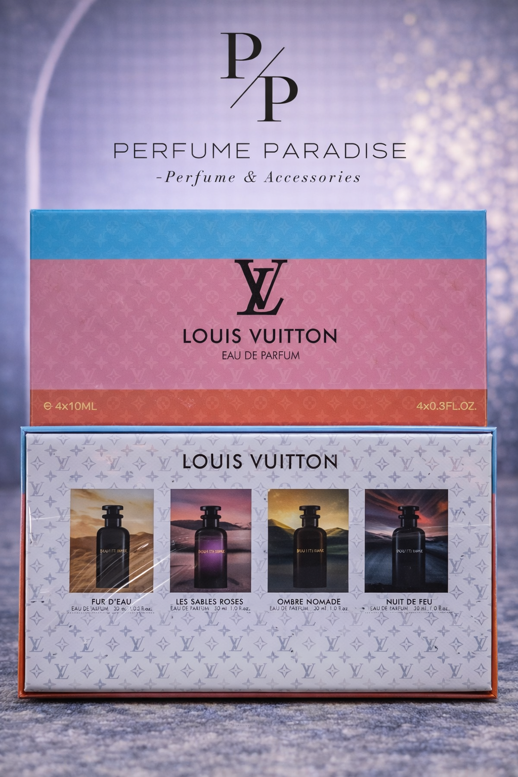 Louis Vuitton "Pink & Blue" (Gift Set)